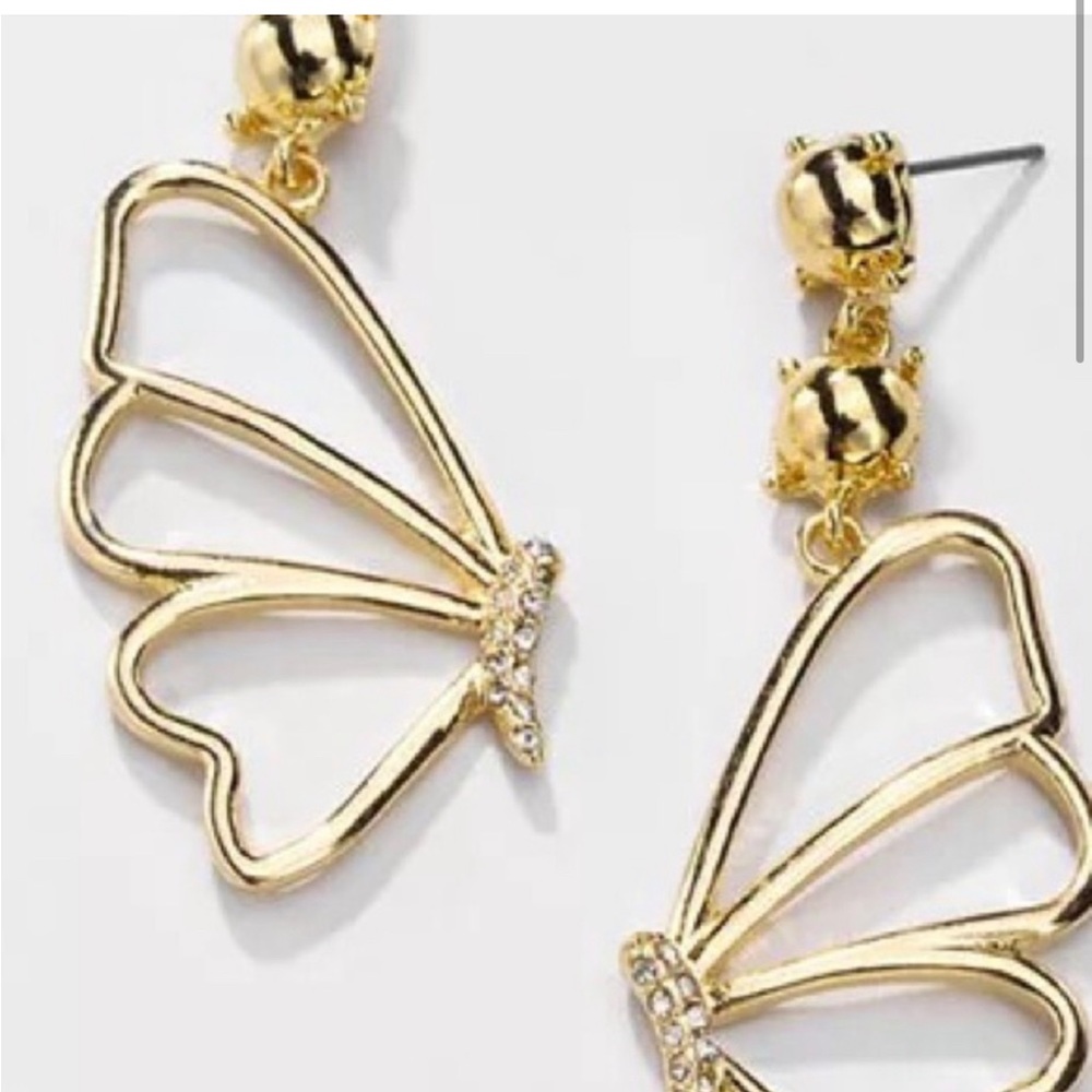 HOST PICK‼️ New Dangle Antro Butterfly Earings - Picture 2 of 6